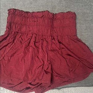 Free people Women's Burgundy Shorts
